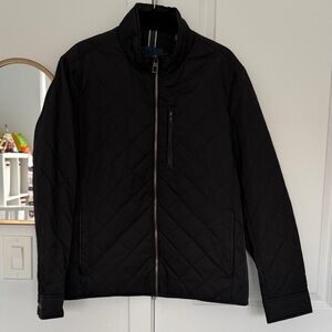 Men's Cole Haan Black Quilted Jacket